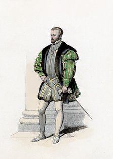 Philip II, king of Spain. (Valladolid, 1527-San Lorenzo del Escorial, 1598), son of Charles I, en…