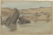 Nile Journey, No. 22, 1890. Creator: Elihu Vedder.
