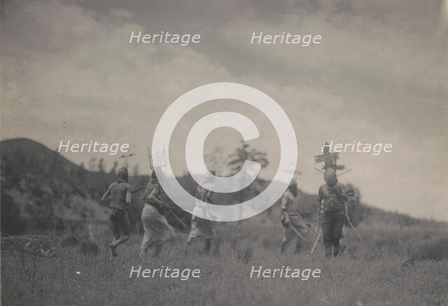 Apache dancers, c1906. Creator: Edward Sheriff Curtis.