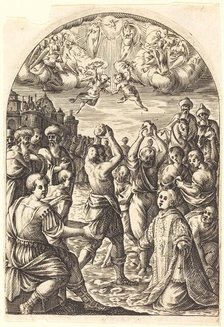 Martyrdom of Saint Stephen, 1608/1611. Creator: Jacques Callot.