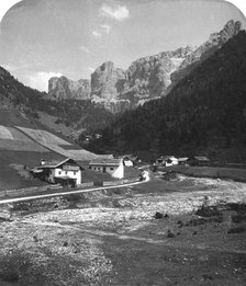A valley in Wolkenstein, Tyrol, c1900s.Artist: Wurthle & Sons