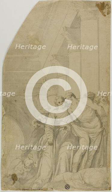 Christ Healing the Sick at the Pool of Bethesda, 17th century. Creator: Unknown.