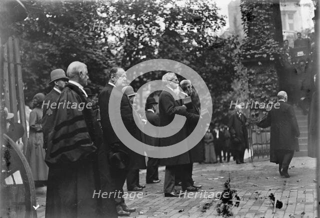Funeral At New York Avenue Presbyterian Church, 1911. Creator: Harris & Ewing.