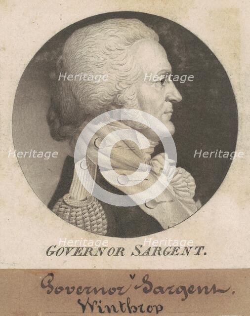 Winthrop Sargent, 1802. Creator: Charles Balthazar Julien Févret de Saint-Mémin.