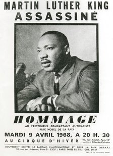 Homage to Martin Luther King, 1968. Artist: Unknown