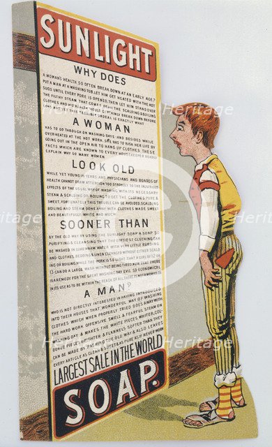 Trade card for Sunlight soap, c1900. Artist: Unknown