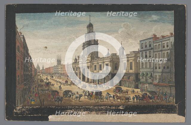 View of the Royal Exchange, London, 1751. Creator: Thomas Bowles.