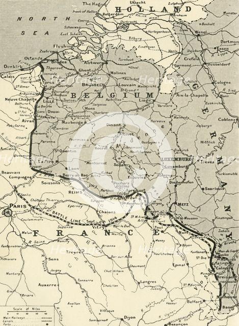 'The French Battle-Front in 1914 and 1915', 1916. Creator: Unknown.
