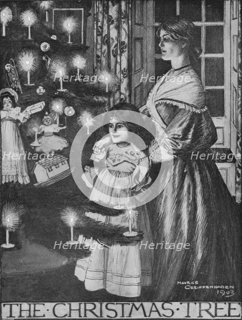 'The Christmas Tree', 1903 (1903). Artist: Maurice Greiffenhagen.