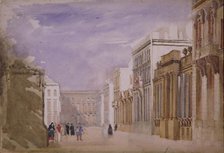 Place de Brabant, Brussels, 1826. Creator: David Cox the Elder.