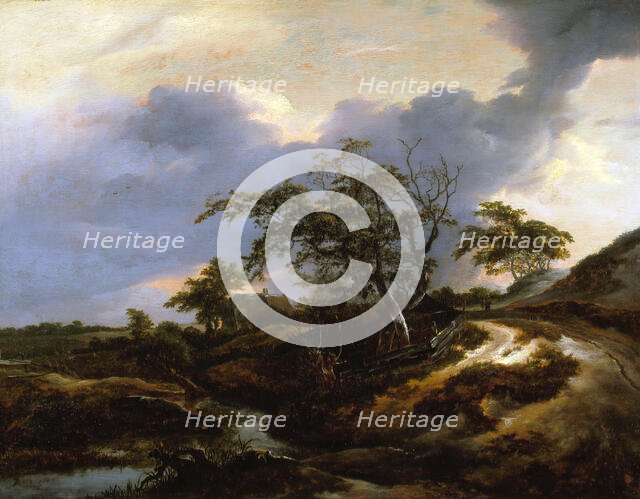 Landscape with Dunes, 1649. Creator: Jacob van Ruisdael.