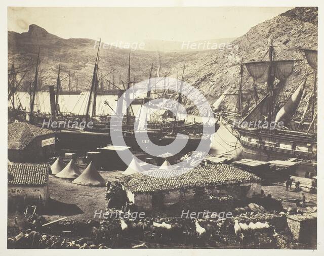 Cossack Bay, Balaklava, 1855. Creator: Roger Fenton.