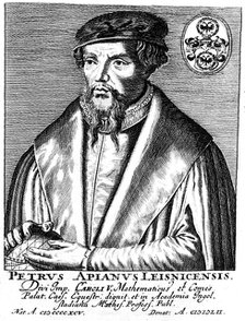 Peter Apian (1495-1552), German geographer, mathematician and astronomer. Artist: Unknown