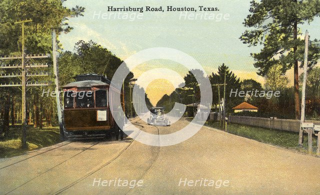 Harrisburg Road, Houston, Texas, USA, 1909. Artist: Unknown