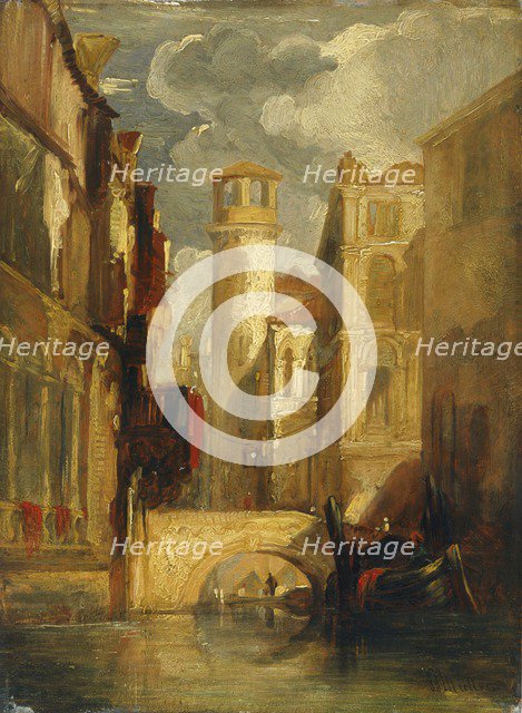 'Venetian scene', 1832-1845. Artist: William James Muller.