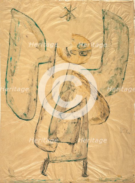 Angel of the star (Engel vom Stern), 1939. Artist: Klee, Paul (1879-1940)