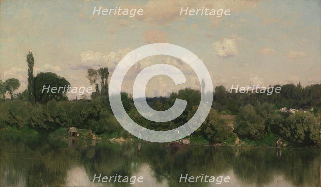 On the Seine. Creator: Martín Rico y Ortega.