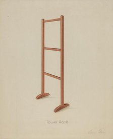 Shaker Towel Rack, c. 1936. Creator: Anne Ger.