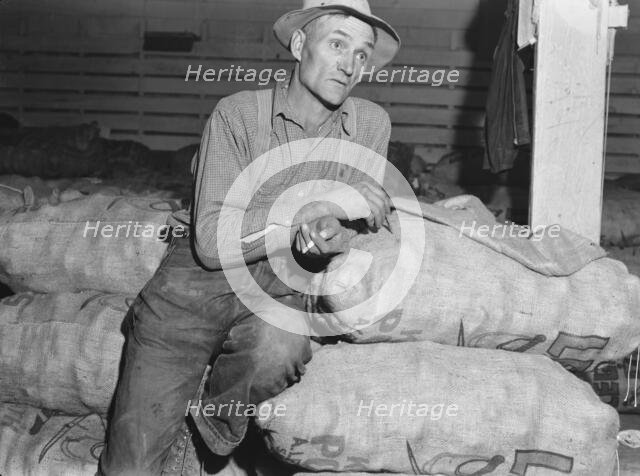 Klamath Basin potato farmer, Tulelake, Siskiyou County, California, 1939. Creator: Dorothea Lange.