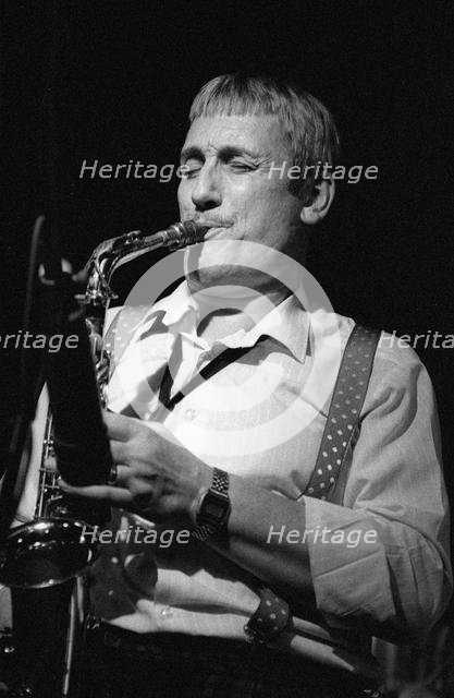 Peter King, Ronnie Scott's, London, Sep 1989. Creator: Brian O'Connor.