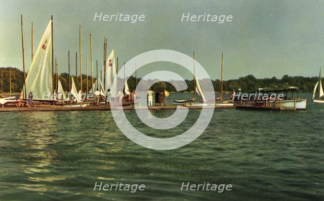 Lake Harriet, Minneapolis, Minnesota, USA, 1949. Artist: Unknown