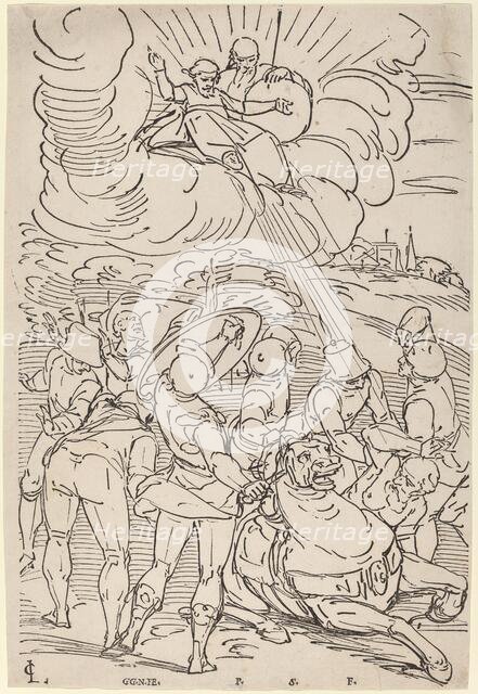 The Conversion of Saint Paul, c. 1600. Creator: Master G.G.N..