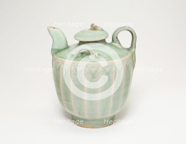 Ewer with Lotus Flower Petals, Song dynasty (960-1279), 13th century. Creator: Unknown.