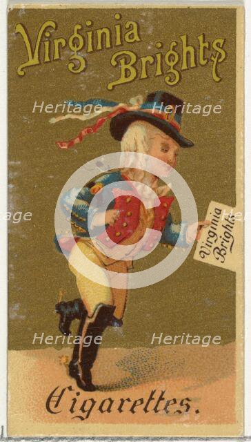 From the Girls and Children series (N64) promoting Virginia Brights Cigarettes for Allen &..., 1886. Creator: Allen & Ginter.