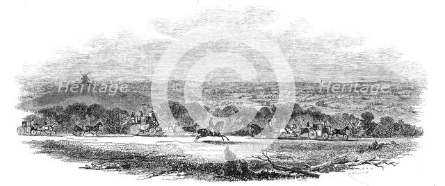 Entrance to the Park, Goodwood, 1845. Creator: Unknown.