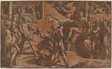 The Martyrdom of Two Saints, c. 1530. Creator: Antonio da Trento.