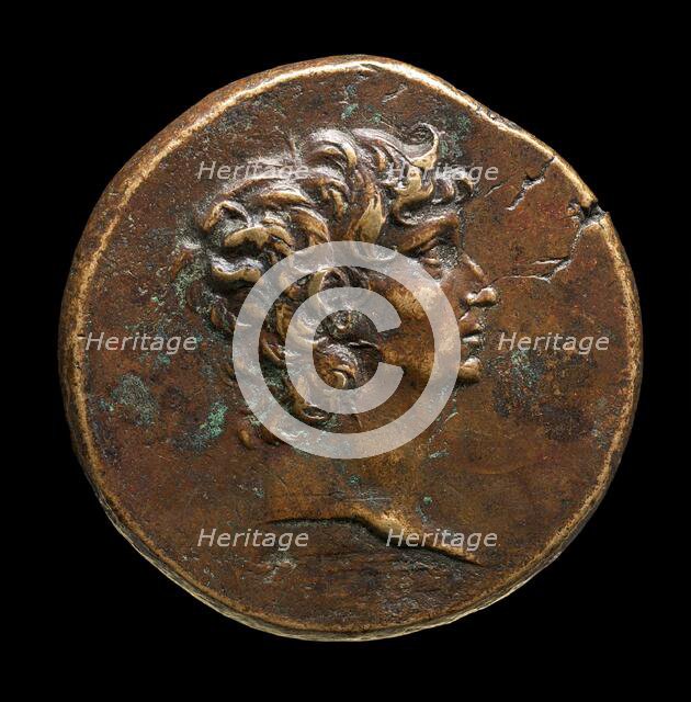 Augustus (Self-Portrait) [obverse], probably c. 1510/1530. Creator: Vittore Gambello.