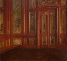 Interior Of A Room With Rococo Panelling, 1896.  Creator: Alexander Friedrich Werner.