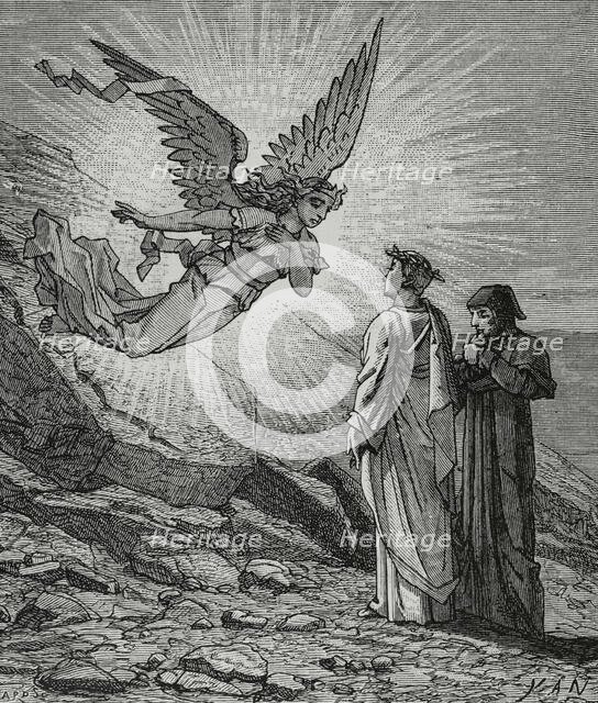 The Divine Comedy, (1307-1321): Purgatory, 1888.  Creator: Jean Edouard Dargent.