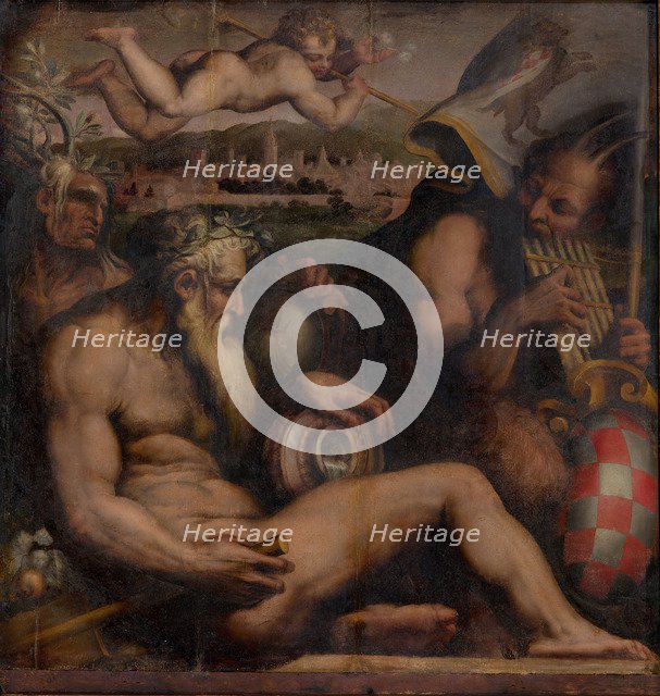 Allegory of Pistoia, 1563-1565. Artist: Vasari, Giorgio (1511-1574)