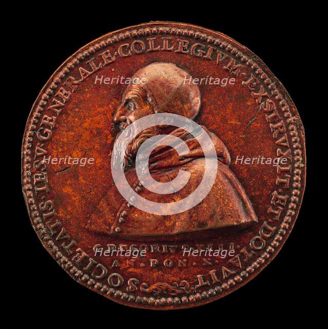 Gregory XIII (Ugo Buoncompagni, 1502-1585), Pope 1572 [obverse], 1582. Creator: Bartolomeo Argenterio.