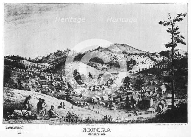 Sonora, California, 1852 (1937).Artist: Pollard & Britton