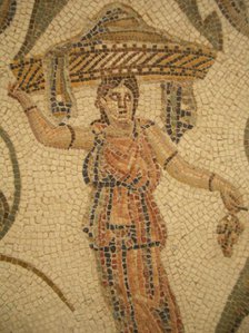 Mosaic, El Jem Museum, El Djem, Tunisia, 2009. Creator: Amanda Waite.