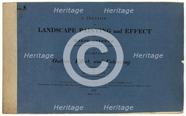 A Treatise on Landscape Painting and Effect in Water Colours: From the First Rudiments..., No. 8, 18 Creator: David Cox the elder.
