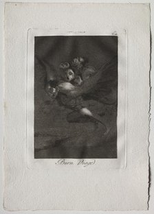 Ochenta Caprichos: Bon Voyage, 1793-1798. Creator: Francisco de Goya (Spanish, 1746-1828).