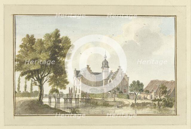 The Huis Den Ham, on the Niers in Germany, 1746. Creator: Jan de Beyer.