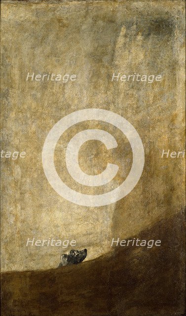 The Dog. Artist: Goya, Francisco, de (1746-1828)