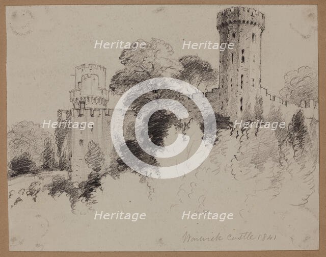 Warwick Castle, 1841. Creator: John William Casilear.