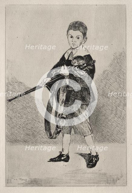Child with Sword, Turned to the Left. Creator: Edouard Manet (French, 1832-1883).