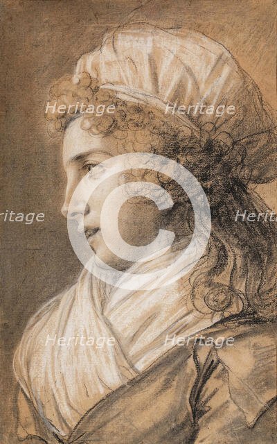 Yolande Martine Gabrielle de Polastron, Duchess of Polignac (1749-1793), c1790. Creator: Vigée Le Brun, Louise Élisabeth (1755-1842).