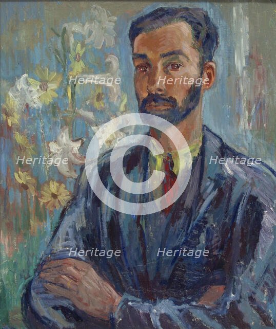 Portrait of Master Titus Reuter, 1937. Creator: Hjalmar Hagelstam.