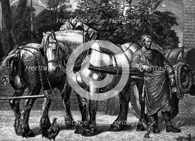 'The Midday Rest', c1863 (1882). Artist: Unknown