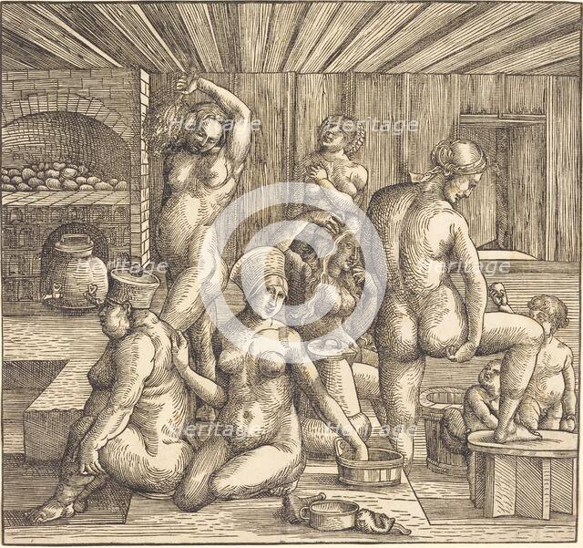 Women's Bath, c. 1505/1510. Creator: Follower of Albrecht Durer.