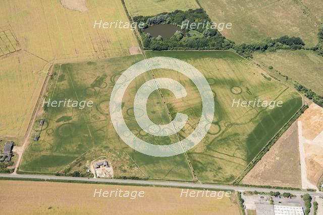 Prehistoric ceremonial landscape near Eynsham, Oxfordshire, 2018. Creator: Historic England Staff Photographer.