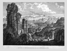 'Junction of the Rhone and Saone, Roman Ruins near Lyons, c1835. Creator: Charles Joseph Hullmandel.
