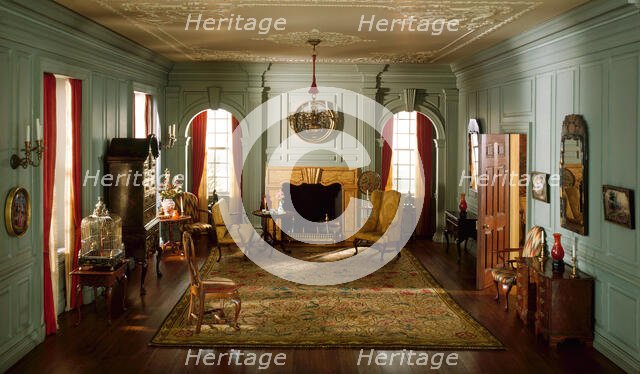 A23: Virginia Drawing Room, 1754, United States, c. 1940. Creator: Narcissa Niblack Thorne.